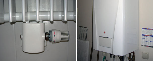 Sanitaire Warm, Koud aansluiting